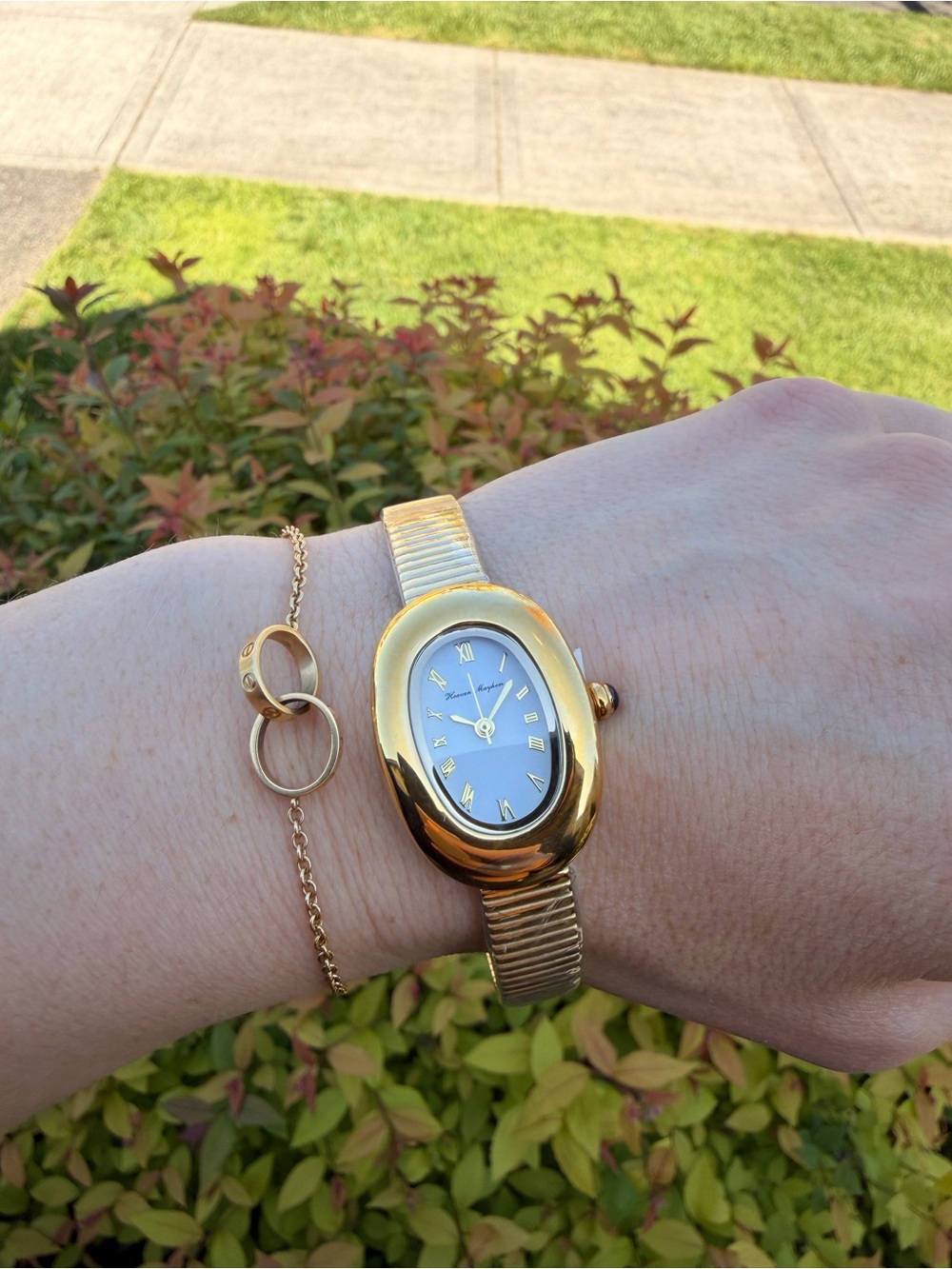NEW Haven Mayhem Amara gold tone watch